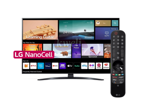 LG 50 inch 4K UHD NanoCell Smart TV 50NANO796QA; Cinema Screen Design, Gaming TV, WebOS Smart AI ThinQ, Magic Remote + Mic, 131 watts
