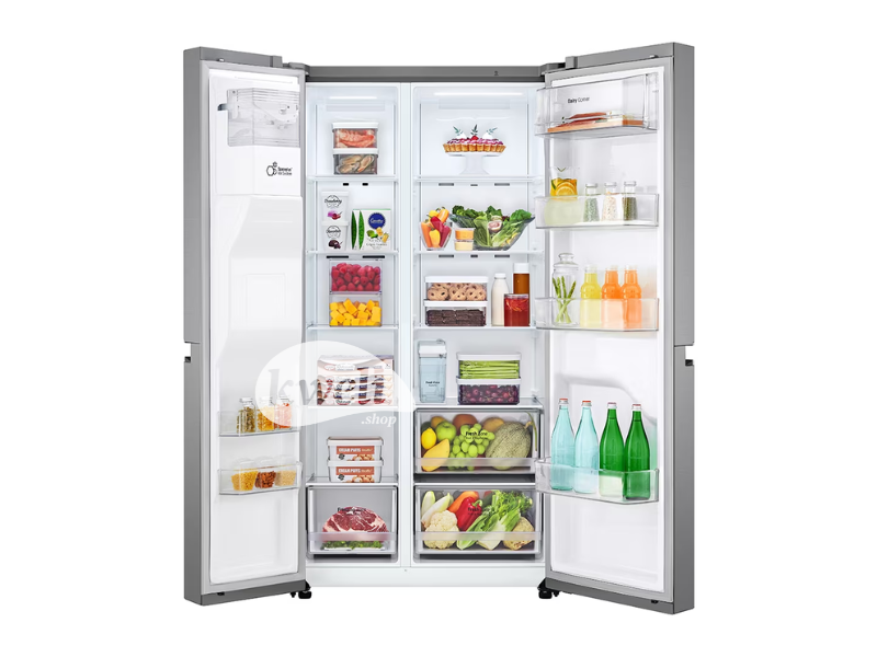 LG 649L Refrigerator GC-L257JLXL; Side-by-Side Refrigerator, Smart Inverter, Smart Diagnosis™, Dispenser, Total No Frost, 500 watts LG Fridges 5