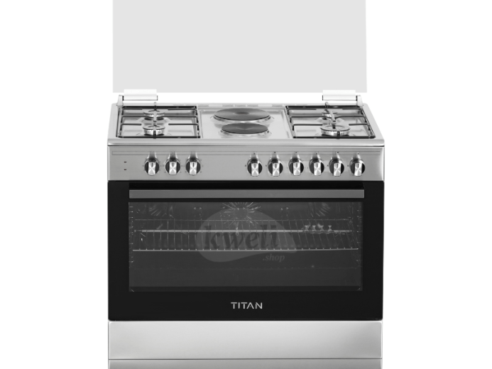 Buy Genuine Titan 4 Gas + 2 Electric Cooker TNFC9420XBS; 90cm Cooker