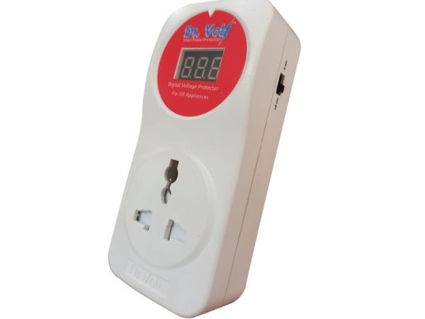 Dr Volt Fridge Guard IQ-PG13A-DG with Digital Display; Power Surge Protector for Fridges, Freezers, Dispensers; Delay 3 Mins