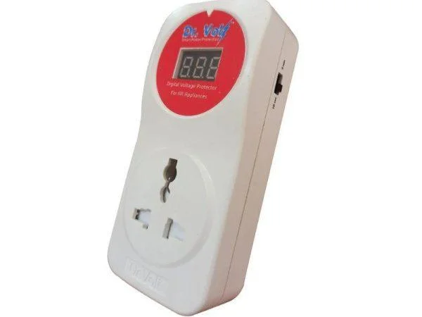 Dr Volt Multipurpose Power Surge Protector IQ-PG13A-DG with Digital Display; 10 Secs, 3 Mins