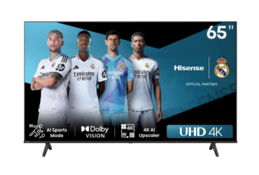Hisense 65″ 4K UHD Smart TV 65A6Q; 4K AI Upscaler, Dolby Vision, Game Mode PLUS, Precision Colour, VIDAA OS 4K Smart TVs 2