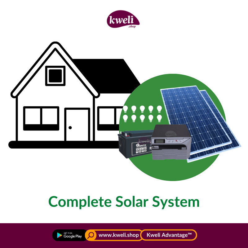 Buy Genuine Complete Solar System For Ironing, TV And Lighting In