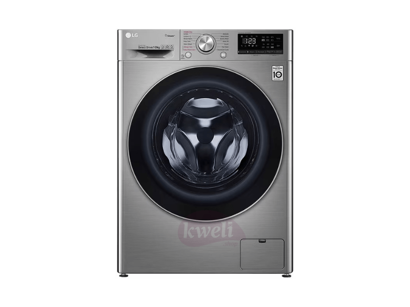 LG 10.5kg Front Load Washing Machine F4V5RYP2T; AI Direct Drive, 1200 rpm, Steam Option, WIFI Control, Add Items Front Load Washing Machines 4