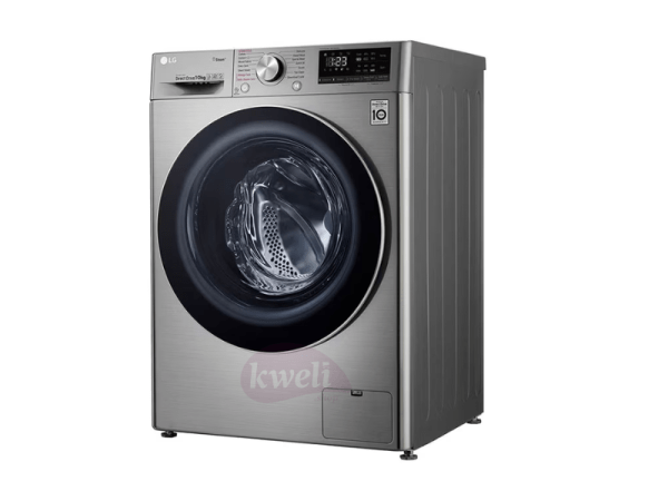 LG 10.5kg Front Load Washing Machine F4V5RYP2T; AI Direct Drive, 1200 rpm, Steam Option, WIFI Control, Add Items