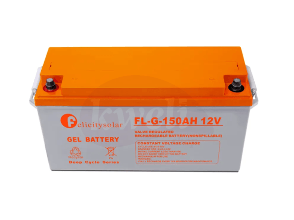 Felicity 150AH 12V Deep Cycle Gel Battery FL-G-150AH 12V - Solar Battery