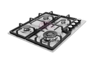 Hisense 58cm Built-in Hob HHU60GAGR; Cast Iron Pan Support, Auto Ignition Built-in Hobs 2