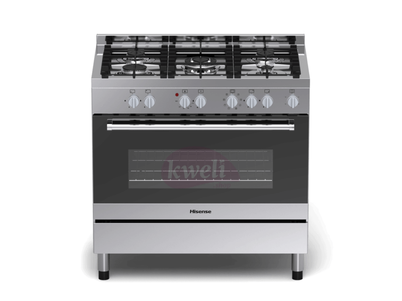 Hisense 90cm Cooker HF942GEES; 4 Gas Burners, 2 Electric Plates, Electric Oven, Flame Failure Safety Combo Cookers 2