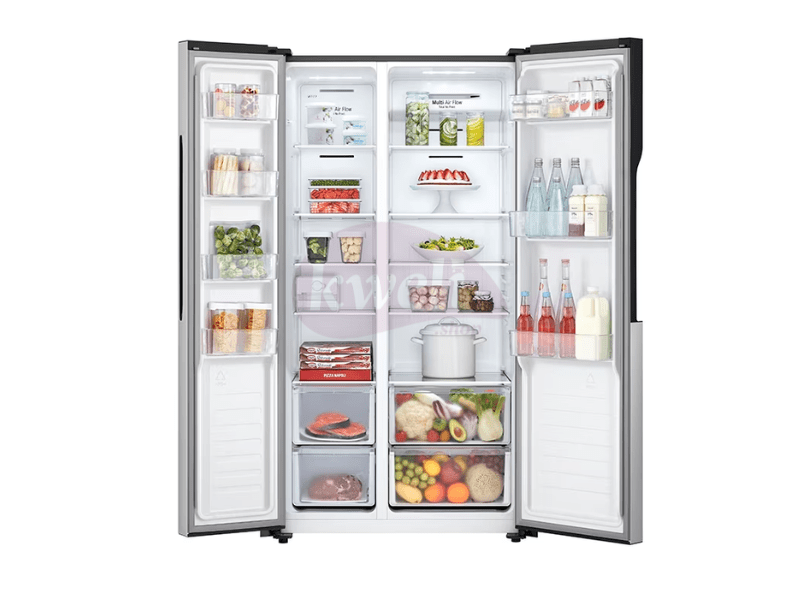 LG 519L Refrigerator GCFB507PQAM; Side-by-Side Refrigerator, Smart Inverter, Total No Frost, Touch LED Display LG Fridges 4