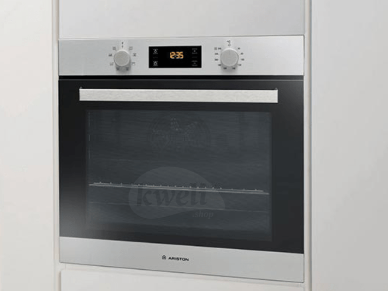 Ariston 60cm Built-In Multifunction Oven FA3 841 HIX; 71-litres, Digital Display with Touch Controls, Oven Fan, 60°-250° Built-in Ovens 2
