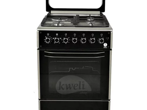 IQRA 60cm Cooker IQ-FC7011-SS with Fan; 3 Gas Burners + 1 Electric Plate, Electric Oven and Grill, Oven Timer, Cast Iron Pan Support Combo Cookers IQRA 60cm Cooker IQ-FC7011-SS with Fan; 3 Gas Burners + 1 Electric Plate, Electric Oven and Grill, Oven Timer, Cast Iron Pan Support Combo Cookers