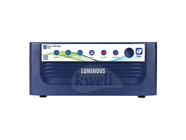 Luminous Eco Volt Neo 700VA 12V Pure Sine Wave Inverter; Backup UPS & Solar Inverter for home, office & shops