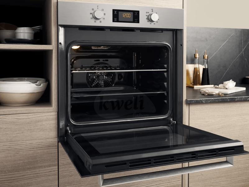 Ariston 60cm Built-in Multifunction Oven FA3 540 HIX; 66-litres, Digital Display with Touch Controls, Oven Fan, 60°-250° Built-in Ovens 3