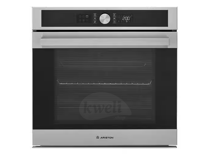 Ariston 60cm Built-in Multifunction Oven FI5 851C IX; 71-litres, Digital Display with Touch Controls, Oven Fan, 60°-250° Built-in Ovens 2