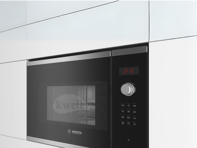 Bosch Serie 4 Built-in Microwave with Grill BEL523MS0B; 60cm,  20-litres, Stainless Steel, 90-800 watts Built-in Microwave Ovens 6