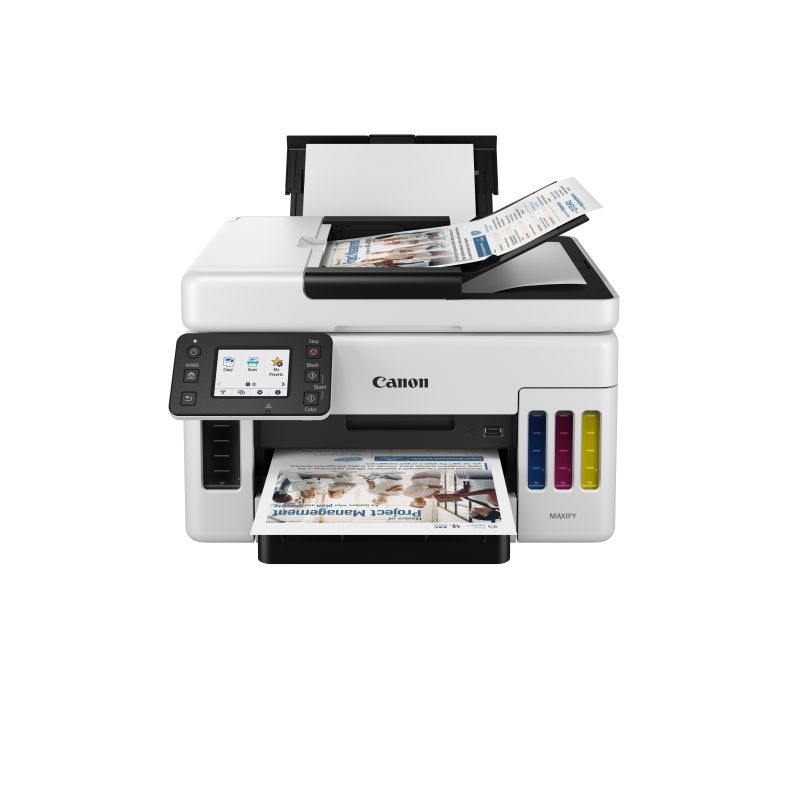 Canon MAXIFY MegaTank GX6070 All-in-One Wireless Ink Tank Business Printer; A4 Colour/Black Print/Copy/Scan, ADF, Duplex, Up to 24 pages per minute Printers 2