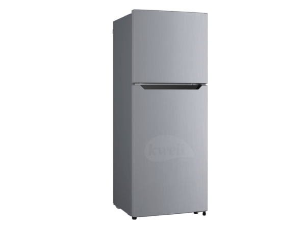 Hisense 222L Double Door Refrigerator RT222N4CGN; Top Mount Freezer, Frost-free, Silver