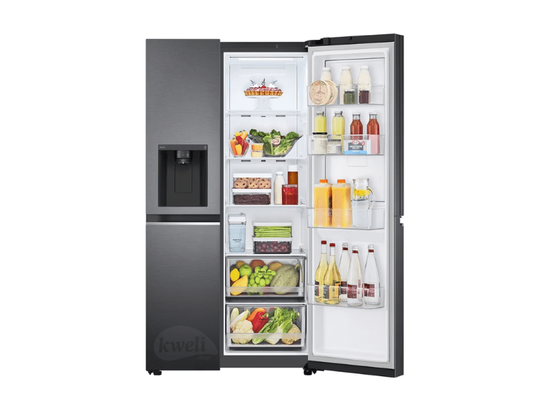 LG 650L Side-by-Side Refrigerator GC-J257SQRS; Water & Ice Dispenser with UV Nano Protection, Door-in-Door™ Fridge, Total No Frost LG Fridges 2