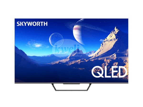 Skyworth 55 inch 4K QLED Google Android TV 55SUE9500; Smart TV with Bluetooth, WIFI, Chromecast, Voice Control, Dolby Atmos, 16GB, 200W