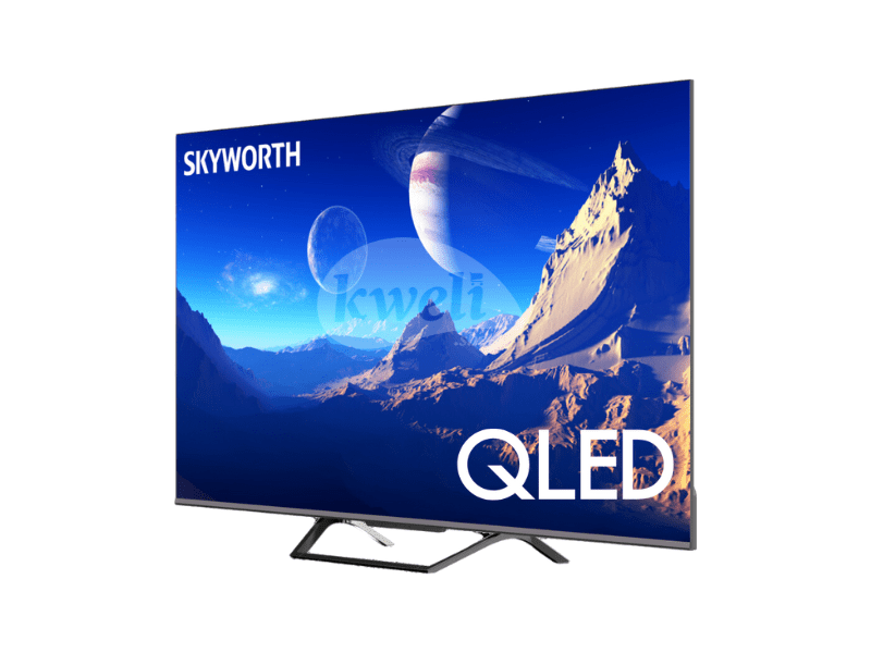 Skyworth 55 inch 4K QLED Google Android TV 55SUE9500; Smart TV with Bluetooth, WIFI, Chromecast, Voice Control, Dolby Atmos, 16GB, 200W Android TVs Television 4