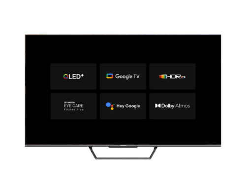 Skyworth 75 inch 4K QLED Google Android TV 75SUE9500; Smart TV with Bluetooth, WIFI, Chromecast, Voice Control, Dolby Atmos, 16GB, 280W Android TVs Television