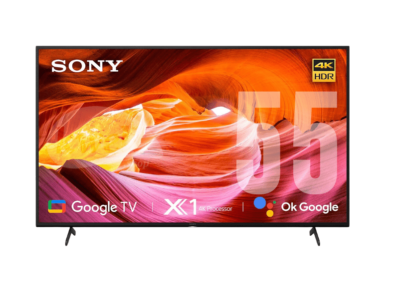 Sony Bravia 55 Inch 4K Android Smart Google TV KD55X75 – X75K Series; Voice Remote, Bluetooth, 97watts Android TVs 2