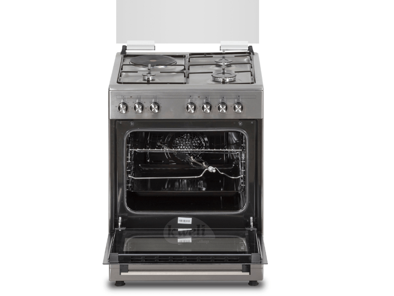 Titan 3 Gas + 1 Electric Cooker TN-FC6310XBS; 60cm Cooker, Electric Oven & Grill, Rotisserie Combo Cookers 5