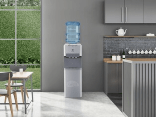 Electrolux 3-tap Top Load Water Dispenser with Bottom Cabinet EQACF1SXSG; Child Lock, LED indicator, 570 watts Water Dispensers