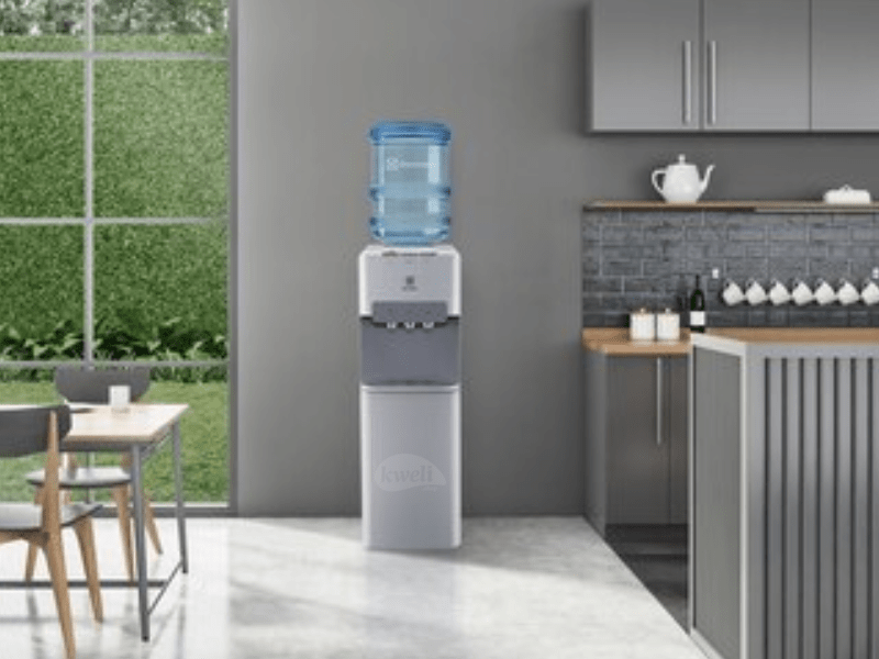 Electrolux 3-tap Top Load Water Dispenser with Bottom Cabinet EQACF1SXSG; Child Lock, LED indicator, 570 watts