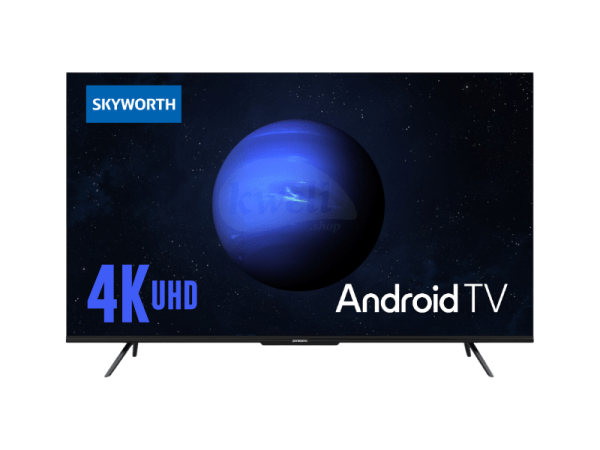Skyworth 50 inch 4K UHD Smart Android TV 50SUE9350F; Frameless Smart TV with Bluetooth, WIFI, Chromecast, Free-to-Air Receiver