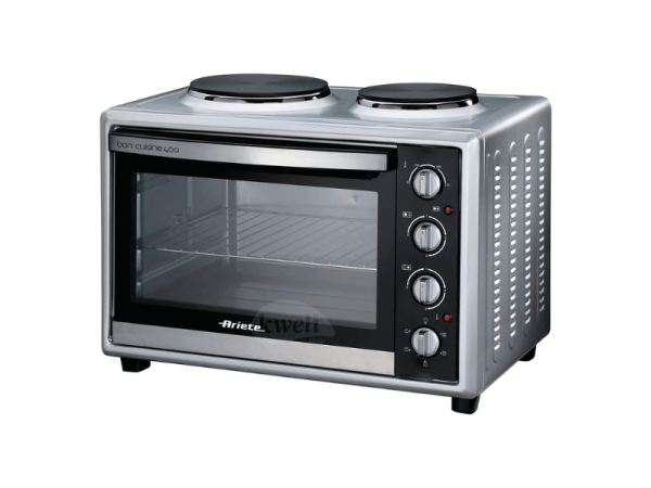 Ariete Electric Oven with 2 Hot Plates SFO0995; 40L Oven, 3250 watts, Good for baking and Cooking