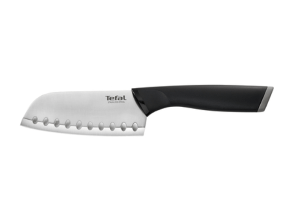 TEFAL Comfort Santoku Knife K2213604; 12cm Knife with soft-touch ergonomic handle