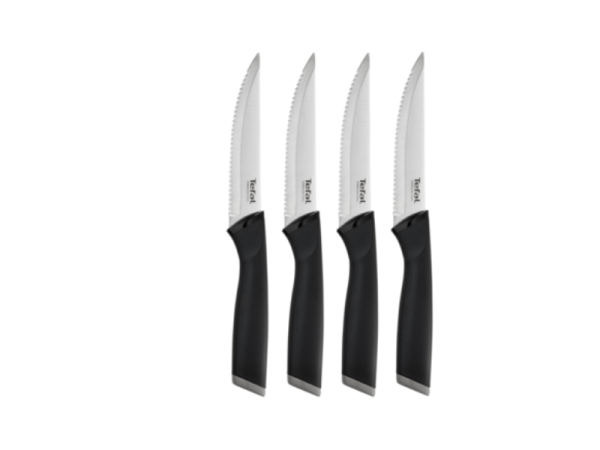 TEFAL Comfort Steak Knife K221S404; Set of 4 Knives, 11cm each