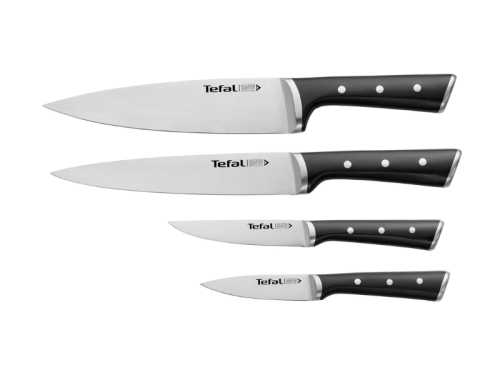 TEFAL Ice Force Set of 4 Stainless Steel Steak Knives – K2324S74 Knives Kitchen Knives