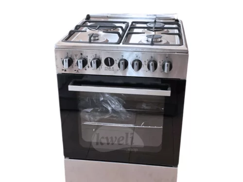 IQRA 60cmx60cm Cooker, IQ-FC6031-SS; 3 Gas + 1 Electric Burner, Electric Oven & Grill; Oven Timer, Cast Iron Pan Support Combo Cookers IQRA 60cmx60cm Cooker, IQ-FC6031-SS; 3 Gas + 1 Electric Burner, Electric Oven & Grill; Oven Timer, Cast Iron Pan Support Combo Cookers