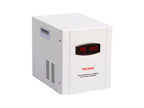 Tronic 2KVA Single Phase Stabilizer, HS Range HS2000-DI; 140V-250V~ Input, 2000VA (watts) Output, Digital Display Accessories