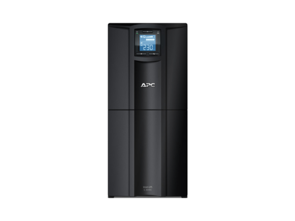 APC 3kVA 2.1kWatt Smart-UPS SMC3000I; Tower, 230V, 8x IEC C13+1x IEC C19 outlets, USB and Serial communication, AVR, Graphic LCD