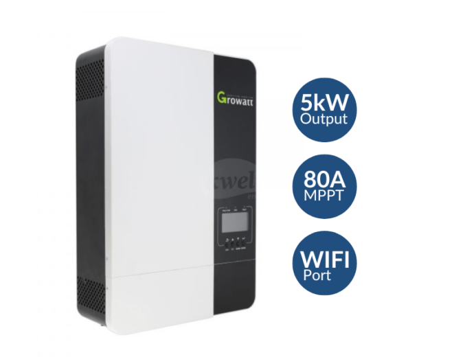 Buy Growatt 5kVA 48V Hybrid Inverter SPF 5000 ES; 5kW High Frequency ...