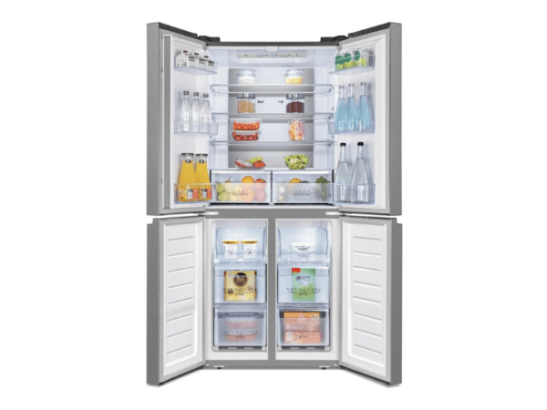 Hisense 561-itre Side-by-Side Refrigerator RQ561N4AC1 - Silver; Total No Frost, Inverter Compressor