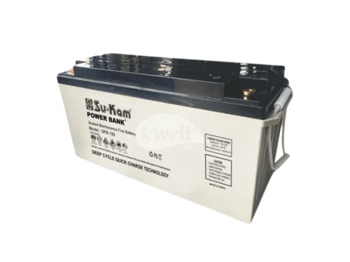Su-kam 150AH 12V 1.8kWh Sealed Maintenance-free Battery SPB150 SMF Deep Cycle Batteries