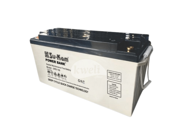 Su-kam 150AH 12V 1.8kWh Sealed Maintenance-free Battery SPB150