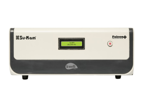 Su-Kam 2000VA 24V Falcon+ Pure Sine Wave UPS Inverter; Digital Display, Battery reserve, Circuit breaker MCB, 300% Load Startup Inverter-Chargers