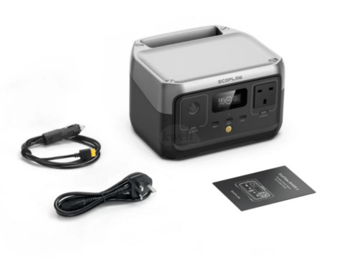 EcoFlow RIVER 2 UK Portable Power Station 300W; 256Wh Lithium Battery, 3.5kg light weight, Umeme, Car & Solar panel charging supported, full charge in 60 minutes Portable Power Stations