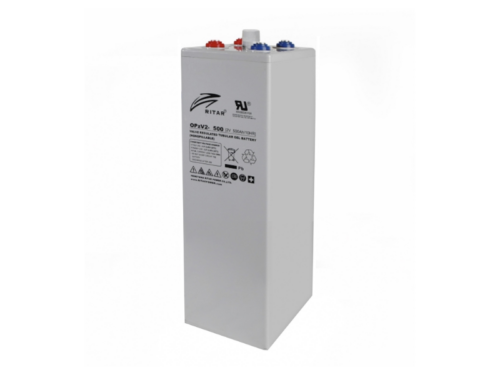 Ritar 500AH 2V OPzV Tubular Gel Battery; Long-Life, Maintenance-Free, Deep Cycle OPzV Tubular Gel Batteries