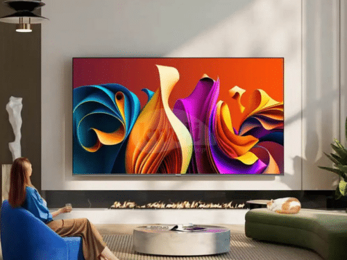Hisense 65-inch QLED 4K UHD Smart TV 65Q6N; VIDAA OS, Quantum Dot Colour, 120Hz Refresh Rate, Gaming Mode, Dolby Vision & Atmos, Voice Control, Frameless Design Hisense TVs