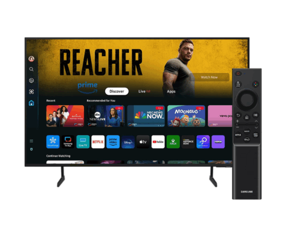 Samsung 50-inch Crystal UHD 4K Smart TV UA50DU7010UXXA; Dynamic Crystal Colour, HDR10+, Tizen OS, Slim Look, 3 Bezel-less Design
