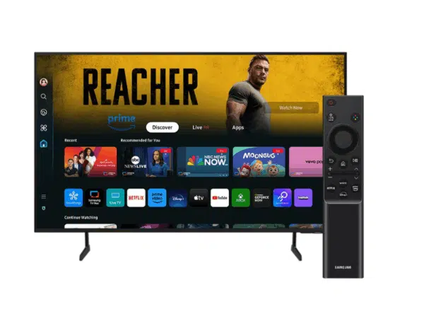 Samsung 50-inch Crystal UHD 4K Smart TV UA50DU7010UXXA; Dynamic Crystal Colour, HDR10+, Tizen OS, Slim Look, 3 Bezel-less Design 4K Smart TVs