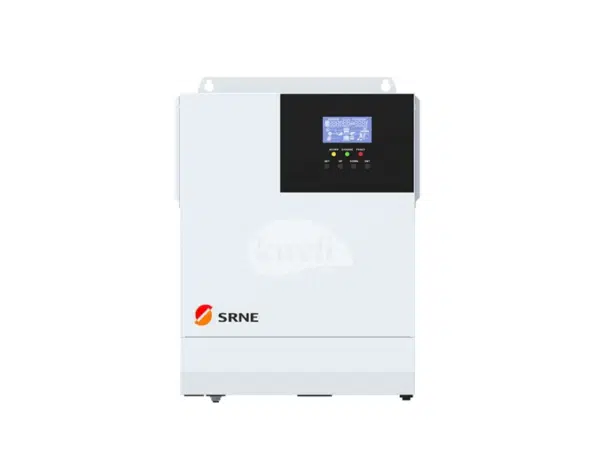 SRNE 3.3kVA/3.3kW 24V Hybrid Inverter HF2430S80-H; Built-in 80A MPPT Solar Charge Controller 4,000Wp/500Voc/120-500V, Pure Sine Wave Output Hybrid Inverters