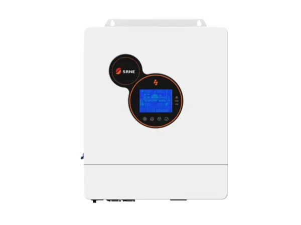 SRNE 5kVA/5kW 48V Hybrid Inverter HYP4850S100-H; Built-in 100A MPPT Solar Charge Controller 5,500Wp/500Voc/120-450V, Parallel up to 6 Units, Wi-Fi/GPRS Compatible Hybrid Inverters