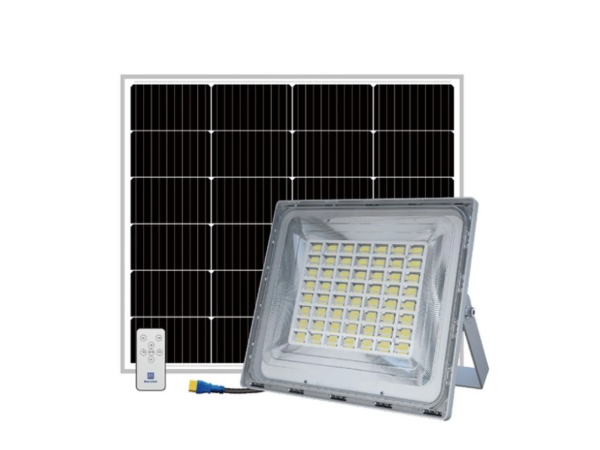 Blue Carbon WaWa Light 6.0 Solar Flood Light BCT-WW6.0; 5,600 Lumens, 105W Mono Panel, 3.2V/80Ah LiFePO₄, IP65, Remote Control